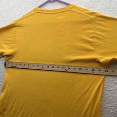 Disney The Lion King T-Shirt Unisex Adult Medium M Yellow Simba Rafiki Logo