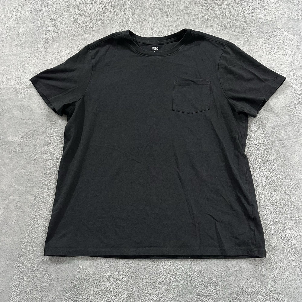 DSG Performance T-Shirt Men’s L Black Moisture Wicking Gym Technical Sport