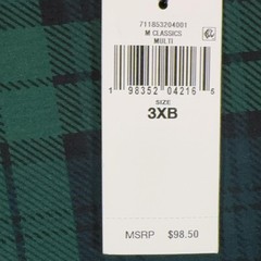 Polo Ralph Lauren Blackwatch Plaid Soft Cotton Turtleneck 3XB Pony NEW $98.50