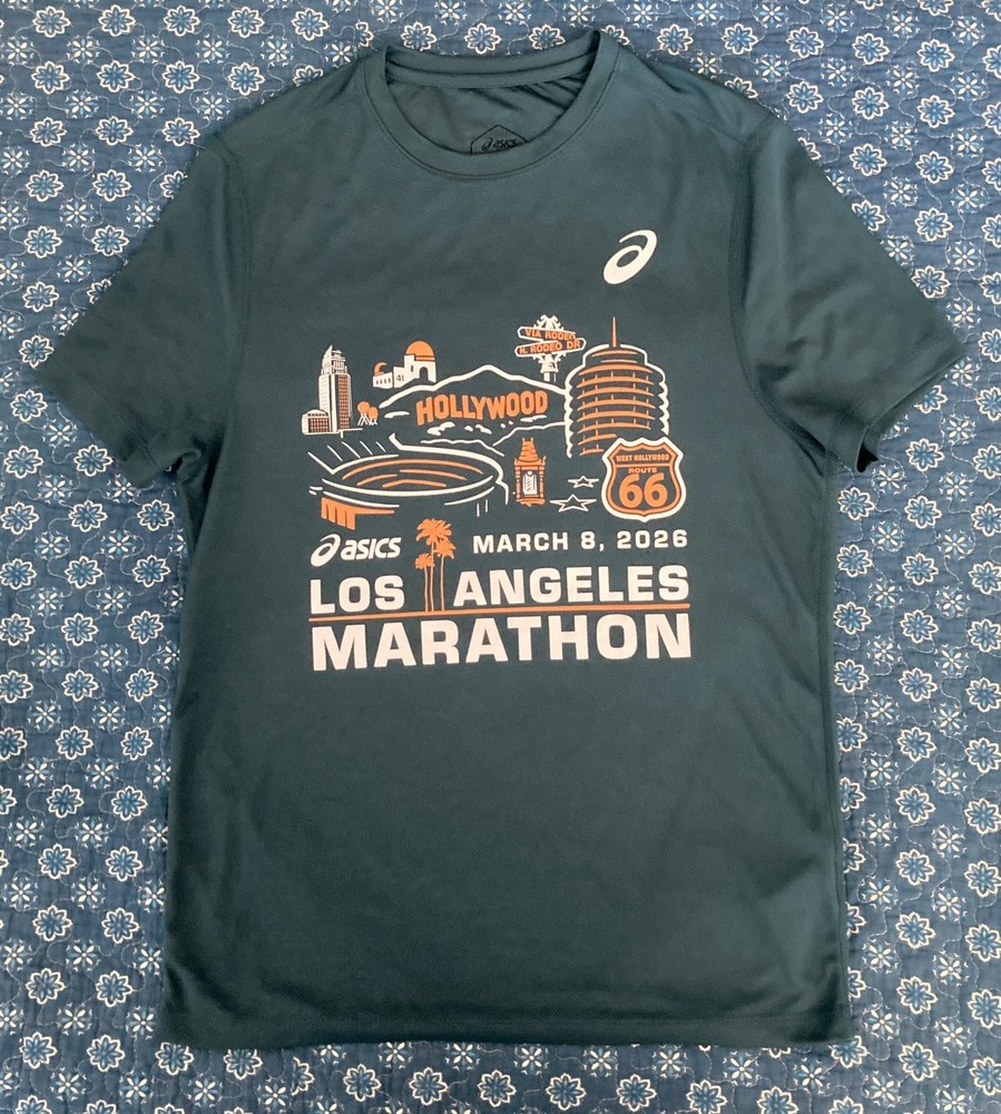 Los Angeles Marathon 2026 Asics T-Shirt / Sz SMALL / Perfect