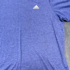Adidas Aeroready T Shirt Mens XL Purple 3 Stripe Logo Moisture Wicking Athletic