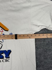 Vintage 90s I Am Canadian Hockey CBC T-Shirt Hanes Heavyweight XL 50/50
