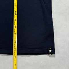 Smartwool T-Shirt Men’s Large Merino Sport 150 Navy Blue Wool Blend Base Layer