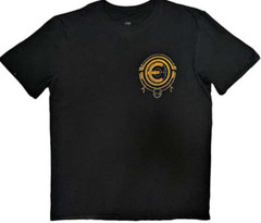 MARVEL COMICS UNISEX T-SHIRT ETERNALS DREAMCATCHER BACK PRINT BLACK SIZE MEDIUM
