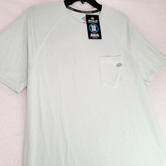 DICKIES FAST DRY Shirt Mnes LARGE GREEN Outdoor Casual Cooling Pocket Tee NWT