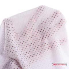 Men’s Short Sleeve Ice Silk Top Tee T-Shirt Mesh Tagless V-Neck Breathable