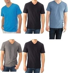 Fruit of the Loom Men’s V-Neck Tee (Pack of 5) MANY COLORS AVAILABLE