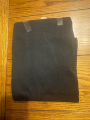 1 Hanes Originals Tagless Cool & Breathable Stretch T-Shirt Black – Size 3XL