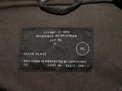 Men’s All Saints REBELL LEATHER SHIRT jacket overshirt XL (ref63) £149.99!!!!!