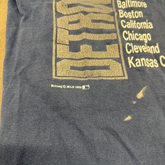 Vintage 80’s Detroit Tigers Single Stitch T Shirt Adult Size L 1989 Nutmeg MLB