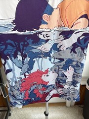 Studio Ghibli Ponyo and Sosuke 3D printed t-shirt Zootop Bear Size M Under Water