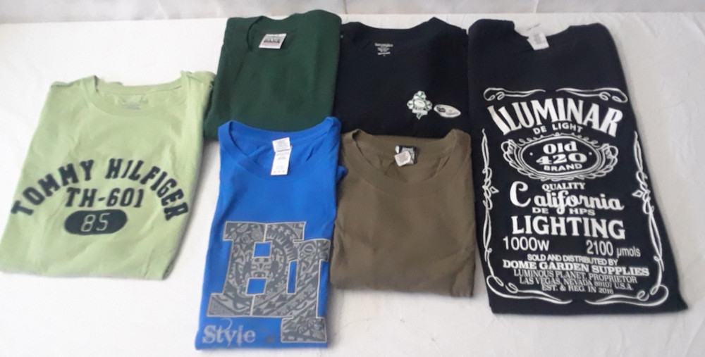 Guiness- HI Style- ILUMINAR- Hilfiger – Pro Club Green Men XL T- Shirt Lot 6