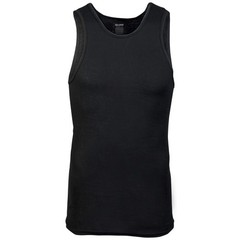 Gildan Men’s A-Shirt Tanks, Multipack, Style G1104 XX-Large, Black (6-pack)