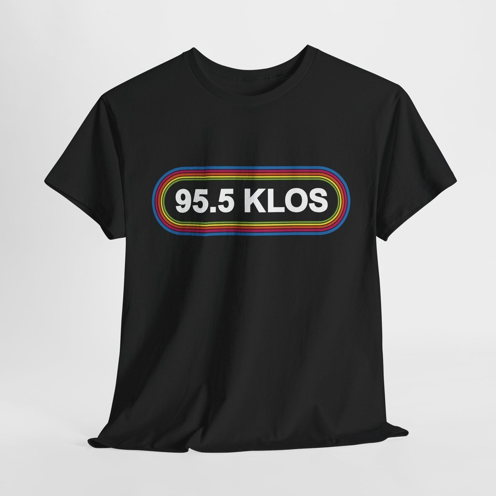 95.5 KLOS CALIFORNIA LOGO T-SHIRT FUNNY AMERICAN UNISEX TEE S-5XL