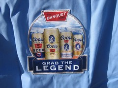 new COORS light DICKIES uniform Workshirt Shirt Beer Delivery Brewery Patch work