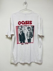 Vintage Oasis T Shirt 90s 1990s Parking Lot Bootleg Sz L Original 22 x 28.5