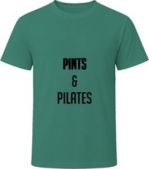 Pints and Pilates Drink And Exercise Funny Gift T Shirt