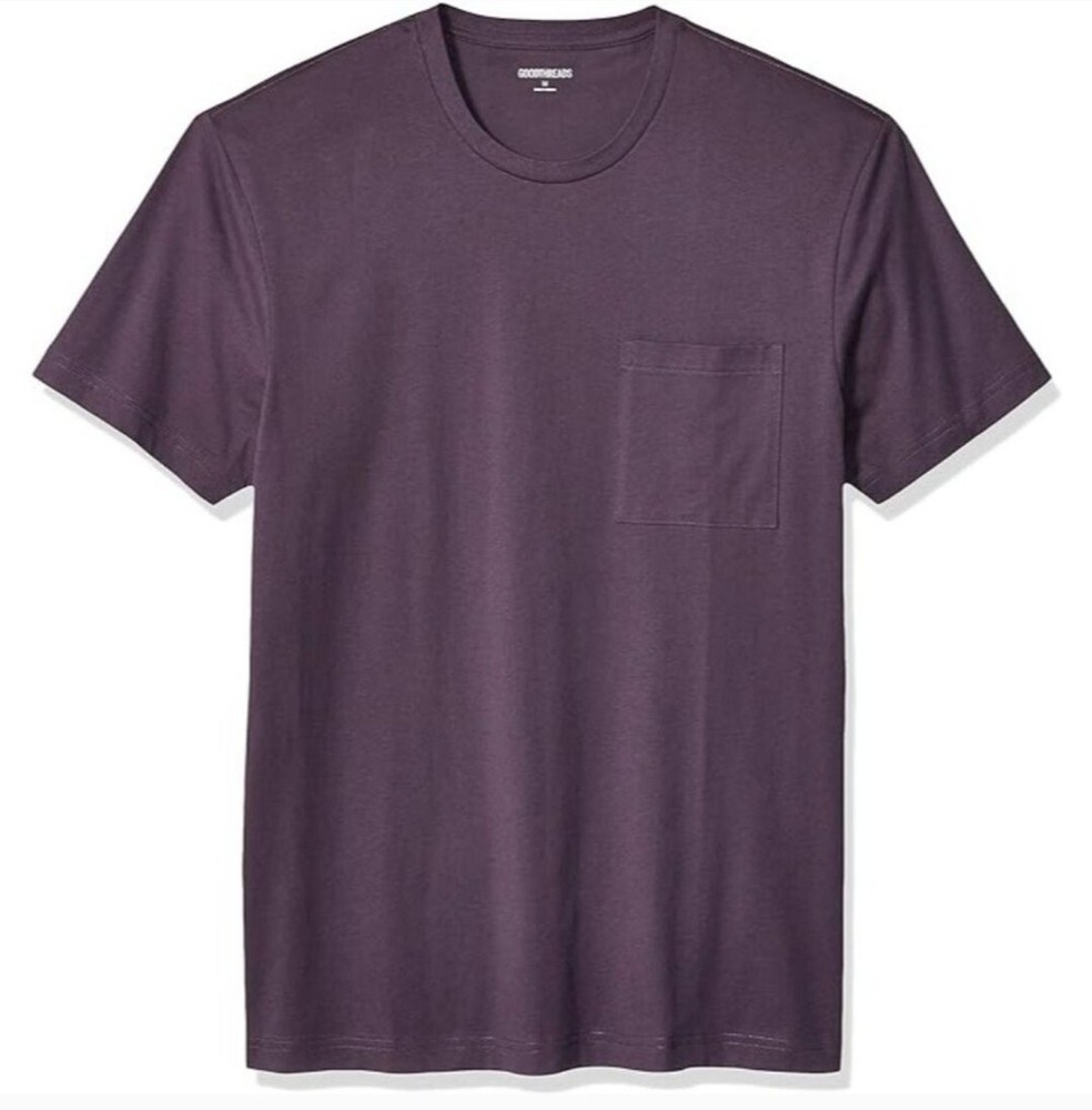 Men’s Goodthreads Slim-Fit Short-Sleeve 100% Cotton Crewneck T-Shirt M