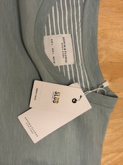 Denim & Flower Ricky Singh Slub Stripe T-Shirt L