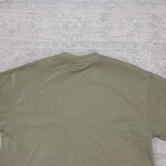 Hudson & Barrow Knitwear Men’s Medium Khaki Oversized Shirt Boxy Workout Cotton