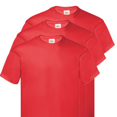 mens fruit of the loom t shirts 5 3 Pack Unisex Plain Cotton Bulk T-Shirt Mixed