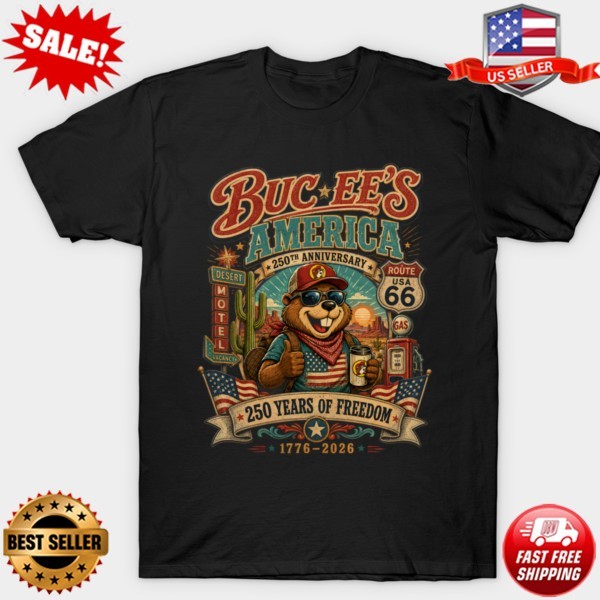 Buc-ee’s America Route 66 T-Shirt S-3XL