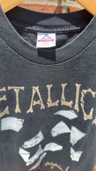 Vintage 1991 Metallica “Back Again” Metal Band Tee Size Large Grunge Rock