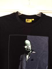 Heisenberg Breaking Bad T-Shirt Men’s Size Small S Walter White Shirt Navy Blue