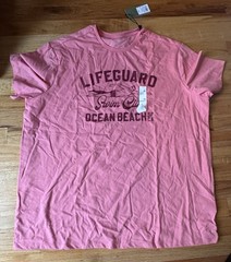 NWT Goodfellow & Co Men’s Size 2XL “Lifeguard Swim Club” Graphic T-Shirt