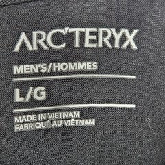 Arcteryx Shirt Mens Large Black Ionia Merino Wool Base Arcword Outdoors Hiking *