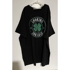Way To Celebrate 2XL 50-52 St. Patricks Day Men’s Shamrock Graphic Tee Black