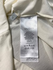 Mens Gucci Interlocking GG Big Logo Printed Tee T Shirt Cotton Size L