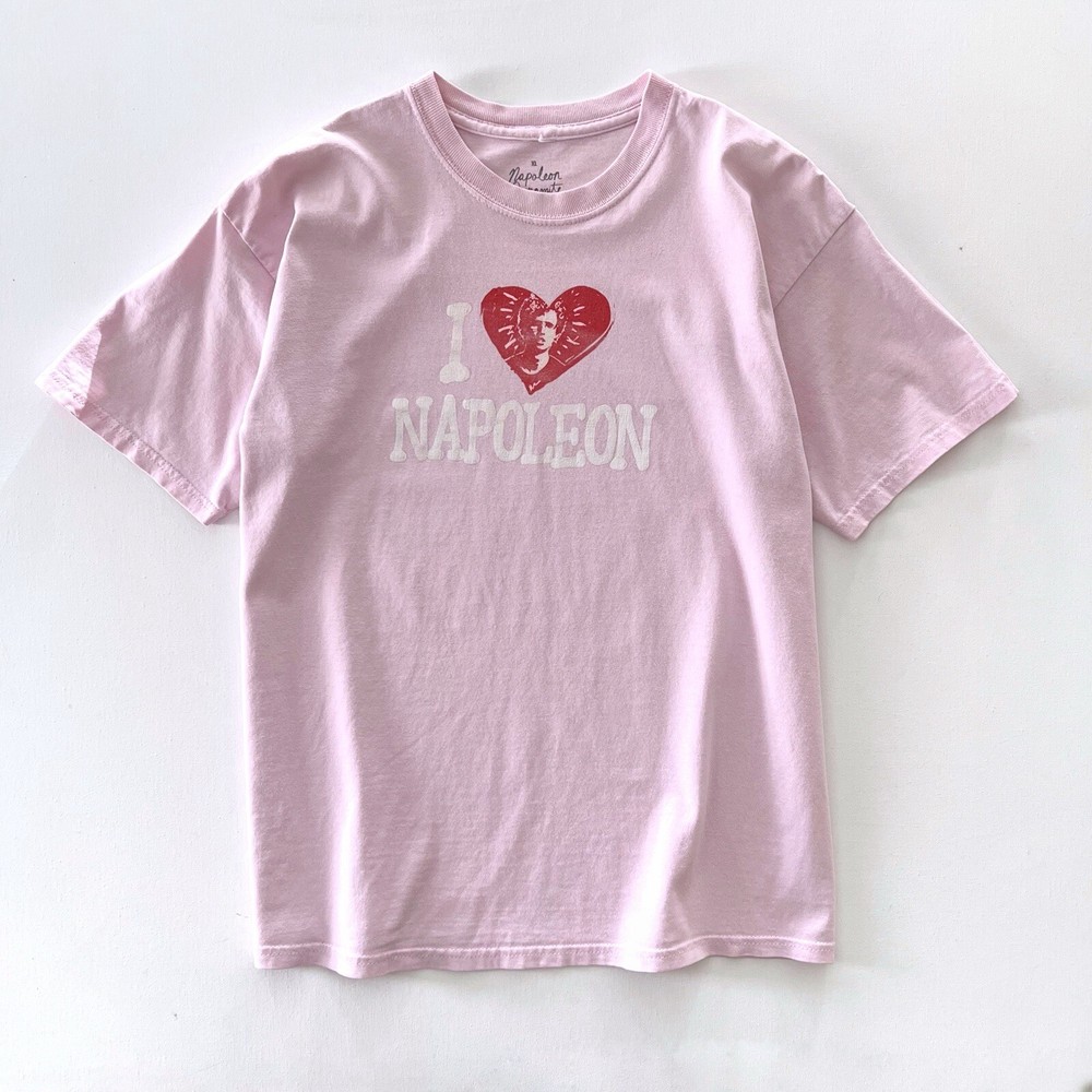 Napolean Dynamite Rare 2005 I Heart Napoleon Pink T-Shirt Y2K Unisex XL