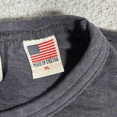 Left Field Sportswear NYC Shirt Mens XL Black Hemp Casual Preppy Tee USA Made
