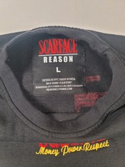 Scarface Money Power Respect Graphic Tee Black Men’s Large READ