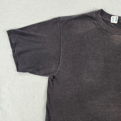 Vintage Black Velvet Shirt Mens XL Black Promo Distressed Tee Champion 90s USA