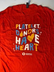 American Red Cross Platelet Donors Have Heart Christmas 2025 XL Long-Sleeve