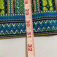 Dashiki Style Tunic Unisex XL Red Multicolor 100% Cotton African Art to Wear