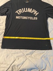 Triumph Motorcycles Burnham Arch Logo Graphic T-Shirt – Jet Black