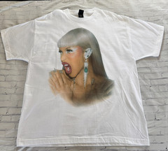 CARDI B Imaginary Playerz AM I THE DRAMA? Album White T-Shirt Merch Box Set XL