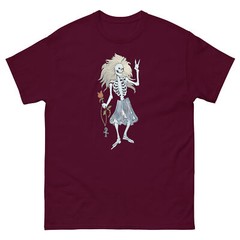 Jerry Garcia Rosebud Skeleton Grateful Dead Unisex classic tee