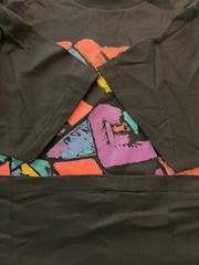 VTG Aerodynamics Dance Single Stitch Tee Drawstring Shirt Black One Size Graphic