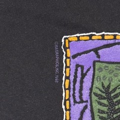 Vintage 1992 Lee The Art of Coffee Cotton Espresso Latte Black Shirt Men’s XL