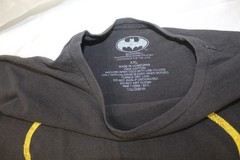Classic Novelty Graphic T-Shirt Batman Screen Print Front Black Size XXL
