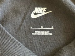 Nike Max 90 Graphic Shirt World Order Black Bold Lightning Logo Mens L NEW