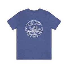 Ohio Minimal Skyline Design Shirt Travel Gift Ohio Trip Souvenir Tee