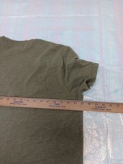 Lucky Brand Mens Large Green American To The Core Dunagrees Short Sleeve T-Shirt