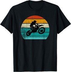 Dirt Bike Motocross Motorcycle Vintage Retro Unisex T-Shirt