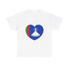 Heart Flag of Lesotho 1966-1987 – T-Shirt