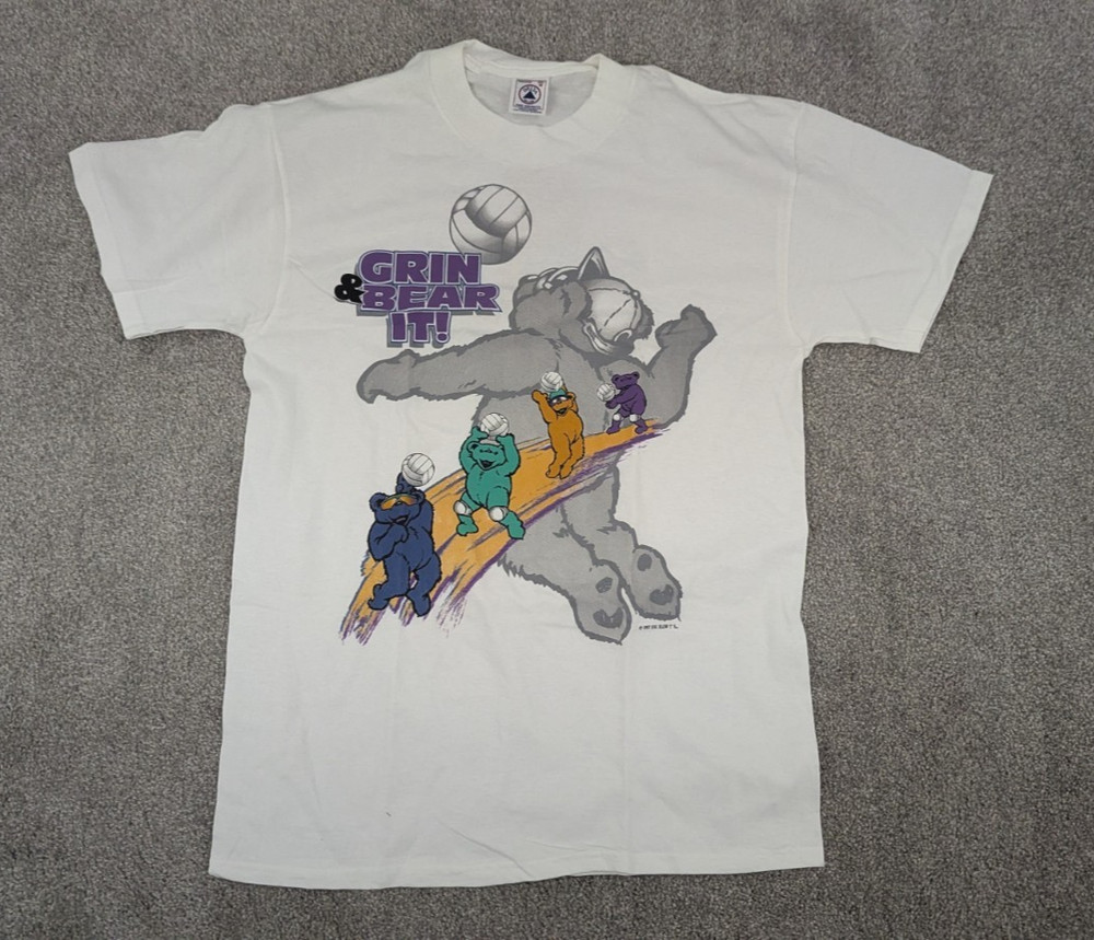 Grateful Dead Bears Volleyball T-Shirt M Medium Vintage 1997 Joe Blow T’S Delta